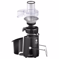 Concept LO7027, Centrifugeuse, Noir, 16800 tr/min, 1,8 L, 1 L, Acier inoxydable