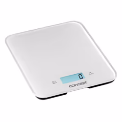 Concept VK5711, Balance de ménage électronique, 15 kg, 1 g, Blanc, Comptoir, Rectangle