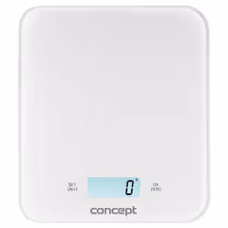 Concept VK5711 escabeaux de cuisine Blanc Comptoir Rectangle Balance de ménage électronique
