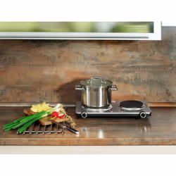 Concept VE3035 plaque Acier inoxydable Comptoir 2 zone(s)