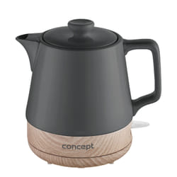 Concept RK0062 bouilloire 1 L 1200 W Anthracite, Bois