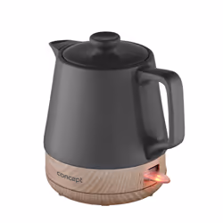 Concept RK0062 bouilloire 1 L 1200 W Anthracite, Bois