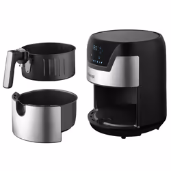 Concept FR3500 friteuse Unique 3,5 L Autonome 1500 W Friteuse d’air chaud Noir, Métallique