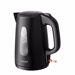 Concept RK2381, 1,7 L, 2200 W, Noir, Indicateur de niveau d'eau, Arrêt de sécurité en cas de surchauffe, Sans fil