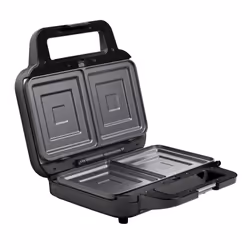 Concept SV3070 gaufrier et appareil à croque-monsieur 900 W Noir, Argent