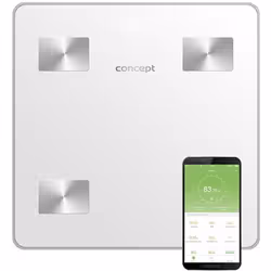 Concept VO4000, Pèse-personne électronique, 180 kg, 100 g, Argent, kg, Rectangle