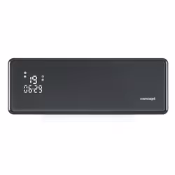 Concept QH4100, Chauffage de ventilateur électrique, Vitrocéramique, 24 h, 1,3 m, IP22, Intérieure