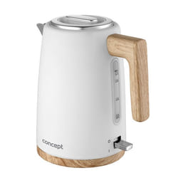 Bouilloire électrique - Concept - RK3315 - 2200 W - 17 L - Acier inoxydable blanc mat