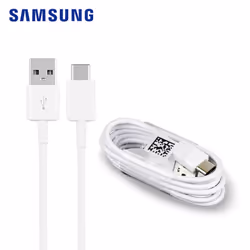 Câble USB vers USB type C Original Samsung EP-DW700CWE Blanc charge et synchro