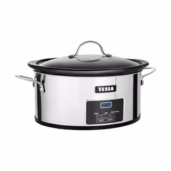 TESLA Electronics SlowCook S800 Deluxe 5,6 L 250 W Noir, Acier inoxydable - Vue supplémentaire 2