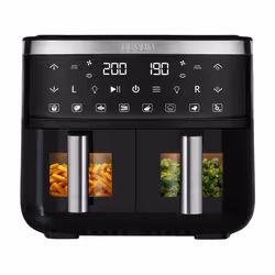 Tesla AIRCOOK Q450 XXL, Friteuse d’air chaud, 7,6 L, 80 °C, 200 °C, 60 min, Double