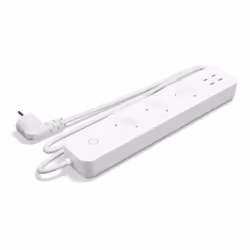 Tesla Smart Power Strip 3 + 4 USB, 3 sortie(s) CA, Type E, Sans fil, Blanc, Android, iOS