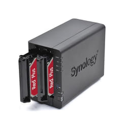 Serveur NAS Synology DS224+ 8To(6G) ( = avec 2x disques durs WD 4To RED PLUS) 6GB DDR4