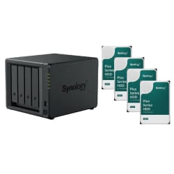 Serveur NAS Synology DS925+ avec 4x disque dur 4TB HAT PLUS et avec 16 GB RAM