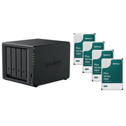 Serveur NAS Synology DS425+ avec 4x disque dur 6TB HAT PLUS et avec 2GB RAM