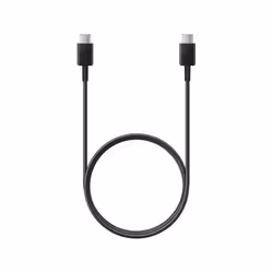Câble de Charge USB-C vers USB-C Power Delivery 60W Super Fast Charging 3A 1m Samsung Noir