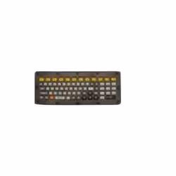 Zebra KYBD-QW-VC80-S-1, Taille réelle (100 %), Avec fil, USB, QWERTY, Noir, Jaune