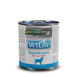 Farmina Pet Food Vet Life Hypoallergenic Canard, Pomme de terre Adulte 300 g