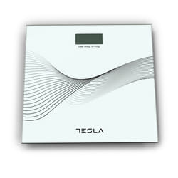 Tesla BS103W balance Carré Noir, Blanc Pèse-personne électronique