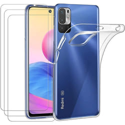 Coque pour Xiaomi Poco M3 Pro 5G/Redmi Note 10 5G - NOBRAND - Semi-rigide - Transparente - Blanc