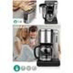 Cafetière Machine à café Programmable INOX 15 tasses 1000W + Grille-pain inox large fentes 1000W  Haute qualité