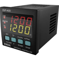 Enda EUP4420-230 PID Régulateur universel Pt100 J K L T S R SSR Relais 8 A (l x H) 48 mm x 48 mm