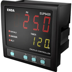 Enda EUP9420-230 PID Régulateur universel Pt100, J, K, L, T, S, R SSR, Relais 8 A (l x H) 96 mm x 96 mm W350592