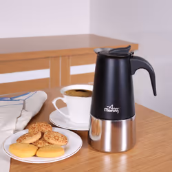 Any Morning FE001-6 machine à café manuelle Cafetière moka électrique 0,3 L Noir, Acier - Vue supplémentaire 4