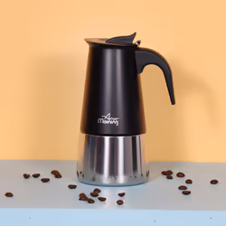 Any Morning FE001-6 machine à café manuelle Cafetière moka électrique 0,3 L Noir, Acier - Vue supplémentaire 5