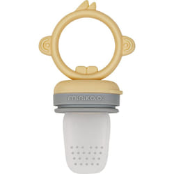 Minikoioi Feeder Teether Grey/ Yellow 1 pcs