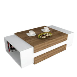 Kalune Design Nora Table basse Forme rectangulaire