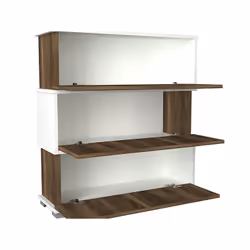 Woody Fashion Napolyon Fermé Noyer, Blanc
