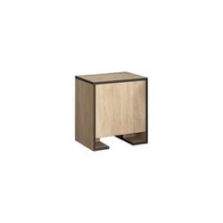 Toilinux 103263 Table de nuit et table de chevet Anthracite