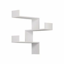 Woody Fashion 776HMS1713 étagères Etagère modulable Mural Tableau à particules Blanc