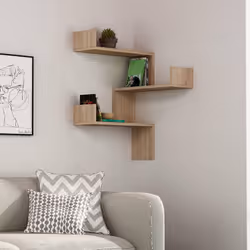 Woody Fashion 776HMS1715 étagères Etagère modulable Mural Tableau à particules Chêne