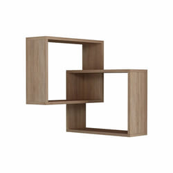 Woody Fashion 776HMS1720 étagères Etagère modulable Mural Tableau à particules Chêne