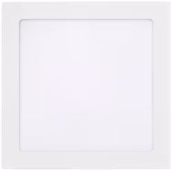 Spot Led saillie forme carrée. Puissance 18 watts, luminosité 1350 lumens, température de couleur 3000 kelvins Blanc chaud (L ...