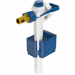 Robinet flotteur réservoir WC encastré Wiza XF, alimentation 3/8" latérale WISA référence 747EBSCW. La soupape à flotteur hyd ...
