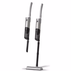 Balai aspirateur vertical 2 en 1 dedede la firme Kiwi. Aspiration cyclonique. Filtre HEPA lavable. Silencieux et puissant. Sy ...