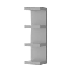 Étagère - HOMEMANIA - Peigne - MDF - Gris - 255 x 237 x 93 cm