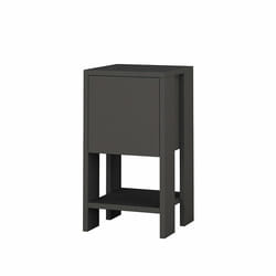 Woody Fashion Ema Table de nuit / chevet Anthracite