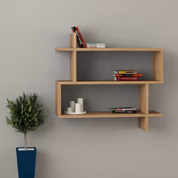 Woody Fashion 855DTE1683 étagères Etagère modulable Mural Tableau à particules Chêne