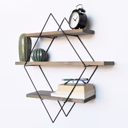 Skye Decor WR007 Tablette flottante Mural Bois