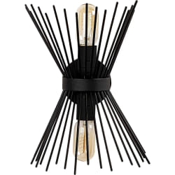 VENTE-UNIQUE Kirpi - Noir - Métal