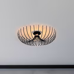 Plafonnier Coraline D56cm Métal Noir