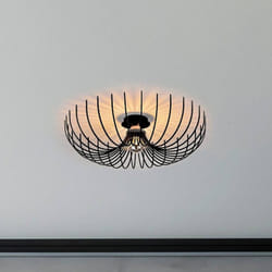 Plafonnier Coraline D56cm Métal Noir