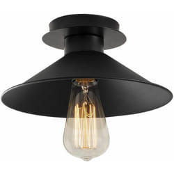Toilinux - Suspension d'intérieur design en oréole - Diam. 50 cm - Noir