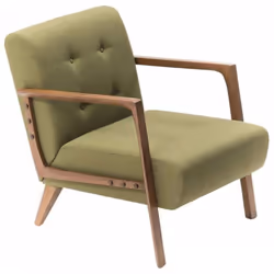 Aspect Coloris Vert Matériau principal Bois de hêtre (cadre) Matériaux secondaires Polyester Dimensions Hauteur (en cm) 80 Lo ...