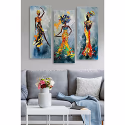 Wallxpert 537MRV5135, Peint, Reproduction, Mur, Autres, Bois, Multicolore