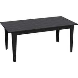 Table à manger - POLKA - Rectangulaire - 4 personnes - 180 x 77 x 90 cm - Noir